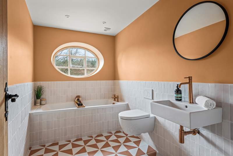 The family bathroom is located just past the mezzanine ladder.