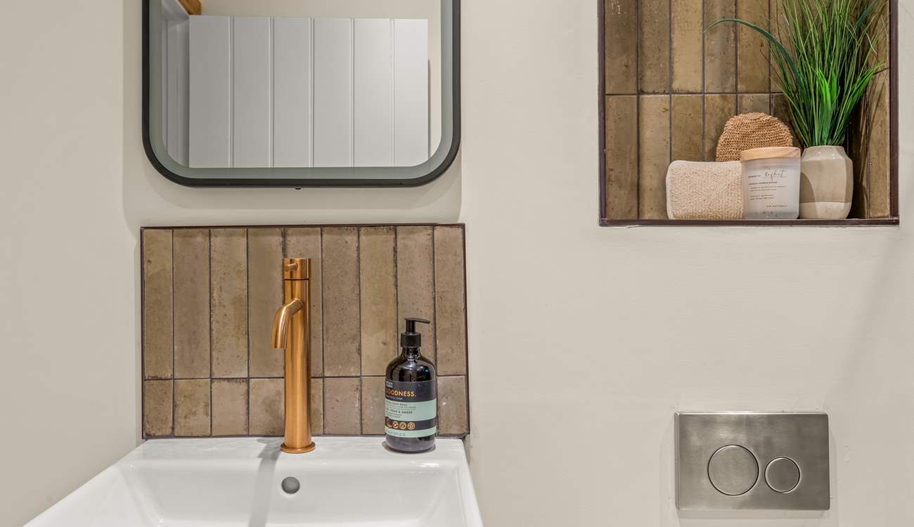 Beautiful touches throughout, even in the bathrooms.