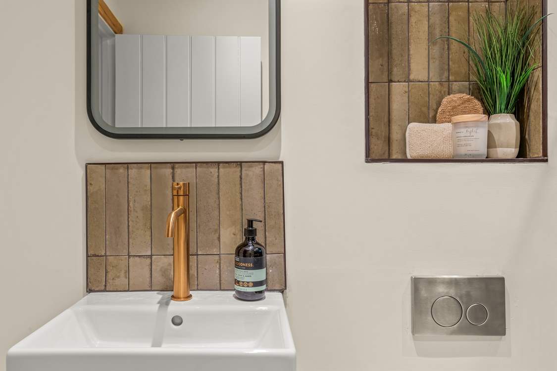 Beautiful touches throughout, even in the bathrooms.