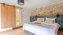 Bedroom 2 can be configured as a super-king double or two single beds.