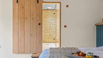 The sliding doors link you nicely to your en suite in bedroom 2.