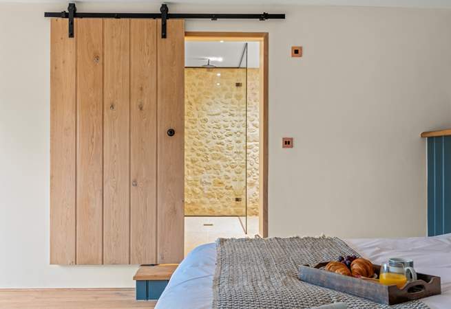 The sliding doors link you nicely to your en suite in bedroom 2.