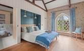 Bedroom 3 is home to this fabulous king-size bed and again treats you to wonderful elevated countryside views. - Thumbnail Image