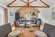 The fabulous open plan dining and kitchen area.