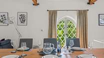 A great communal space to eat, talk and play.