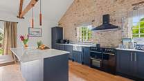 The fully equipped kitchen makes it a pleasure to cook any meal in.