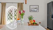 Views from the kitchen area are equally as stunning.