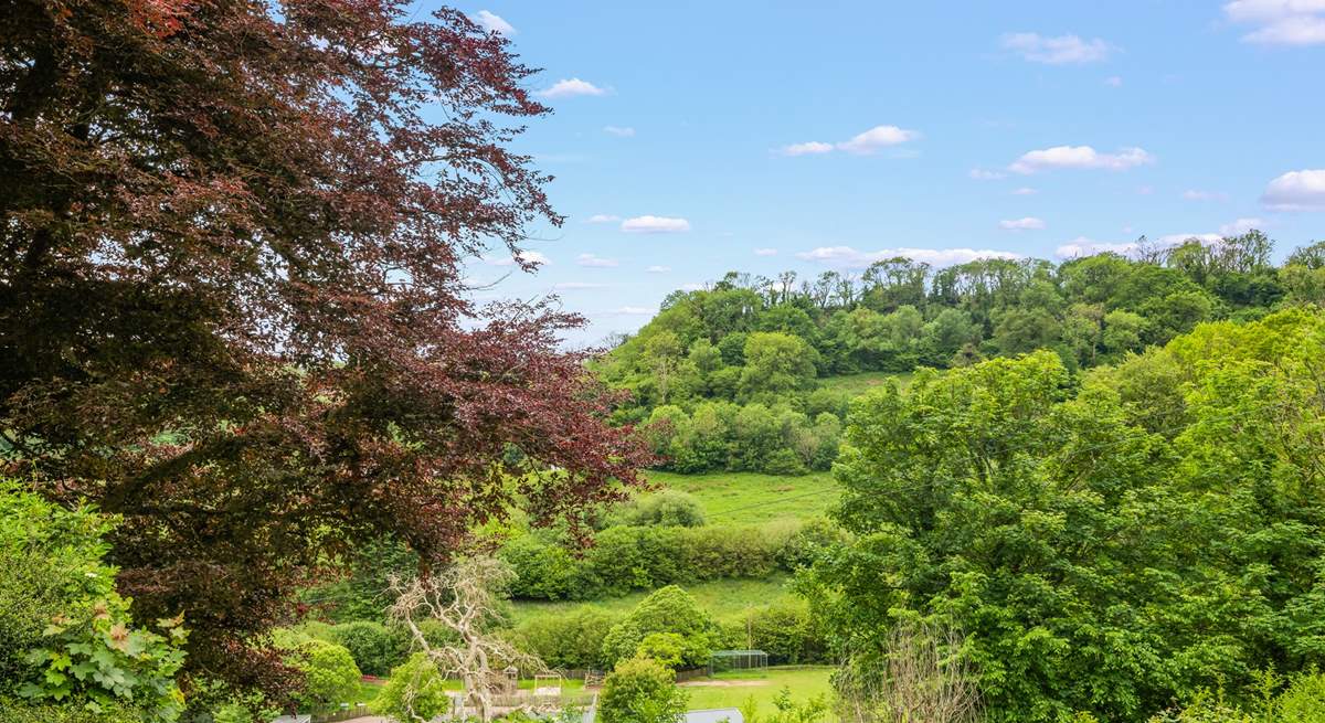 You can access a public tennis court just below The Coach House.