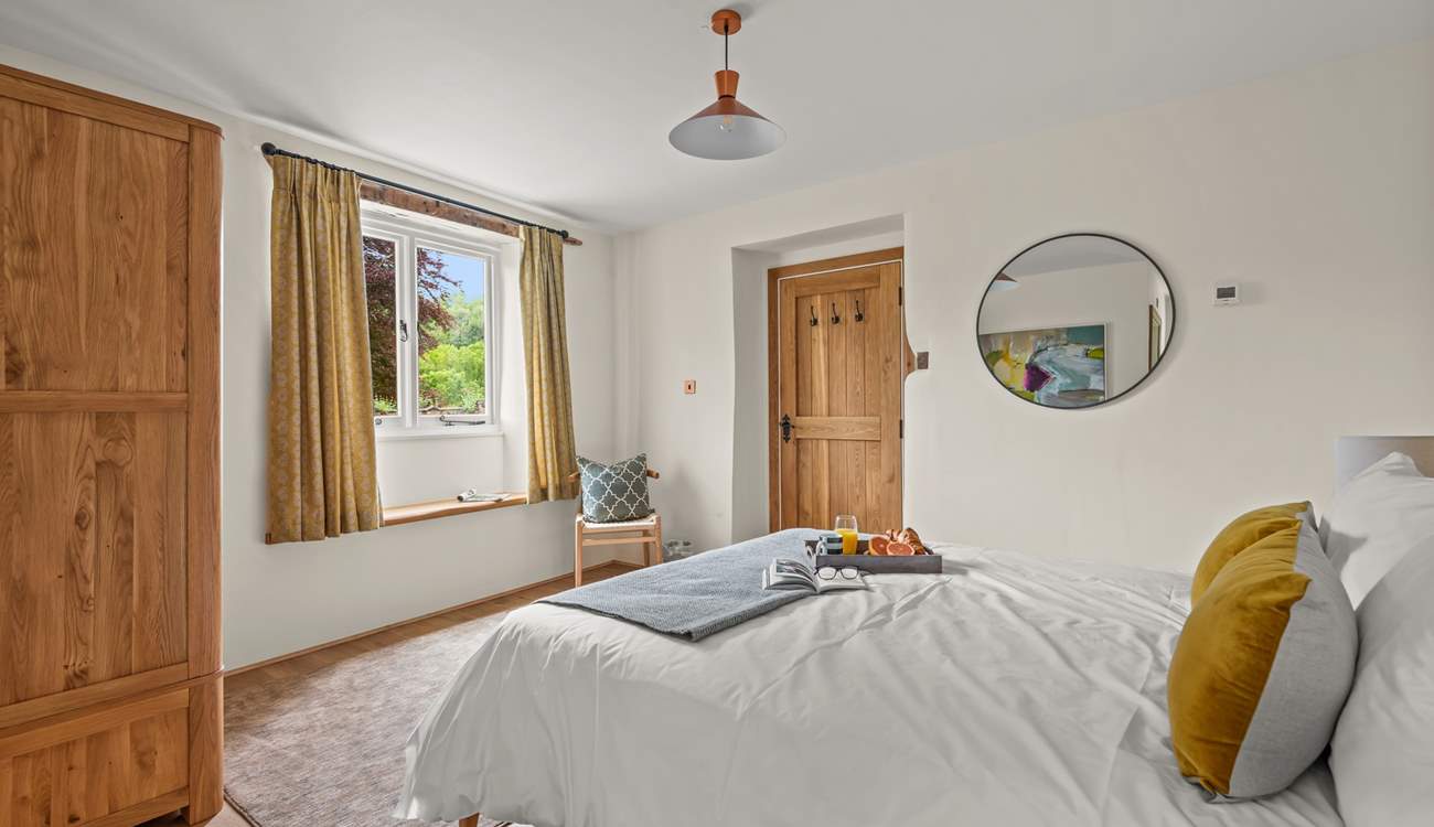 Bedroom 1 is home to a glorious king-size bed.