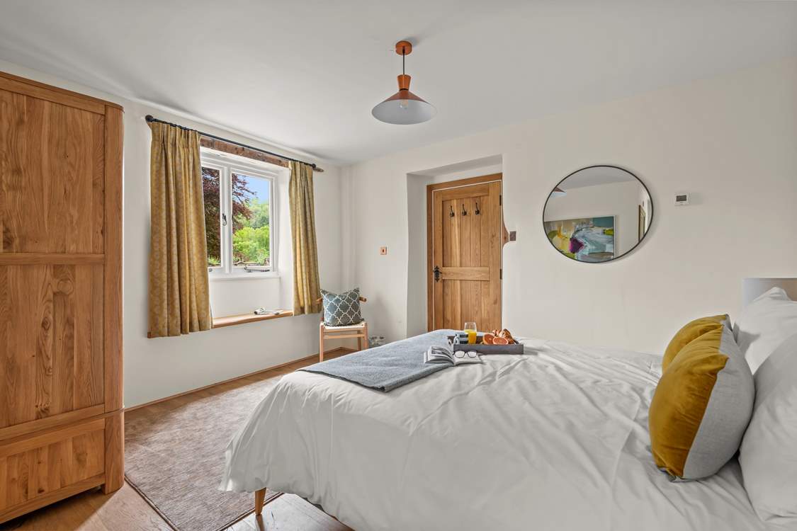 Bedroom 1 is home to a glorious king-size bed.