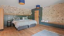 Bedroom two can be set-up as a twin room on request.
