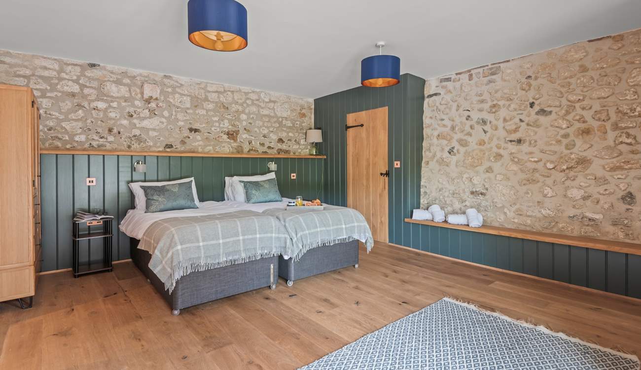 Bedroom two can be set-up as a twin room on request.