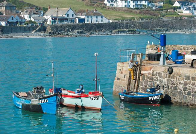 The pretty bay of Coverack is a few miles away and has sandy stretches at low tide and you can hire paddle boards and kayaks.
