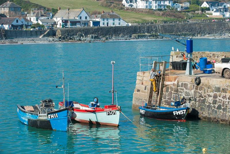 The pretty bay of Coverack is a few miles away and has sandy stretches at low tide and you can hire paddle boards and kayaks.