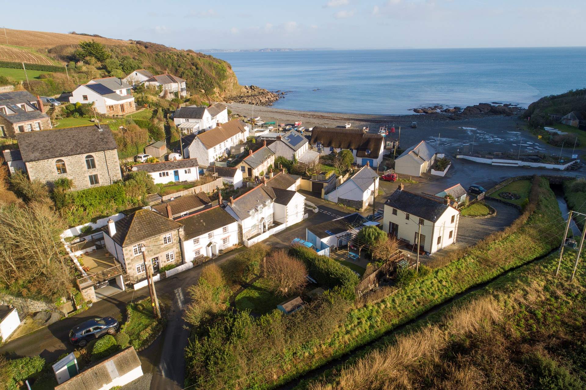 Wreckers Corner is in the heart of the hamlet, seconds from the beach. There is plenty of parking on the road directly outside.