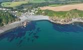 Porthallow is the midway point on the South West Coastal Path. - Thumbnail Image