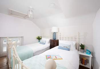 Twin bedroom 3 is ideal for children.