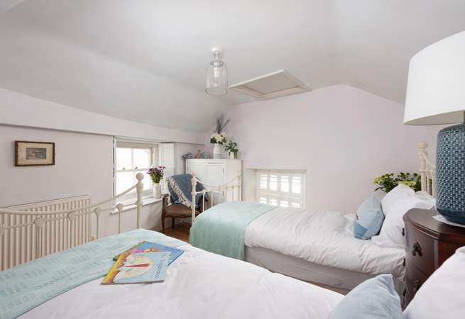 It boasts a double aspect window.