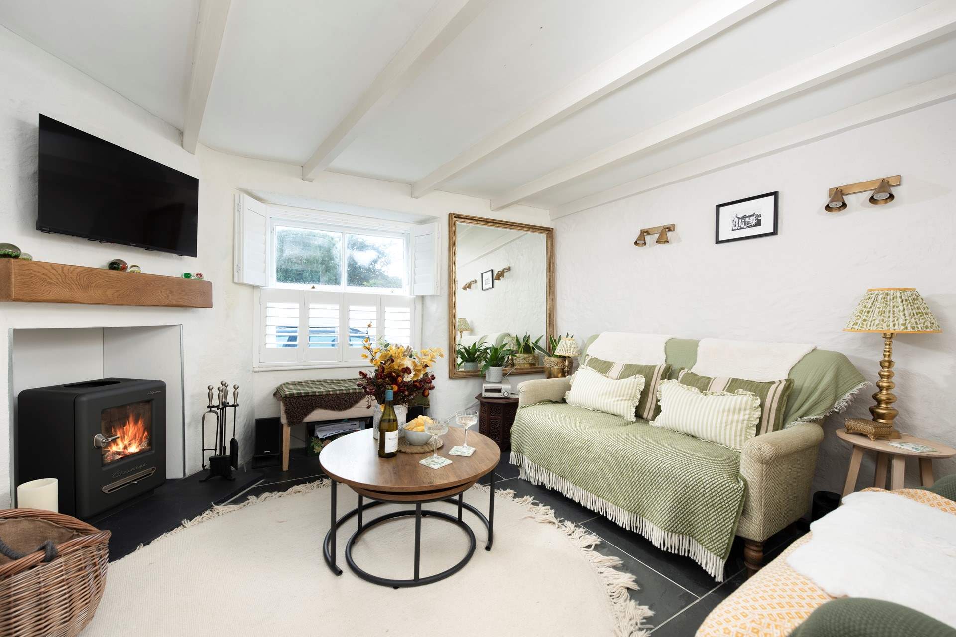 Inside is exquisitely styled, and a very special space to relax at the end of the day.