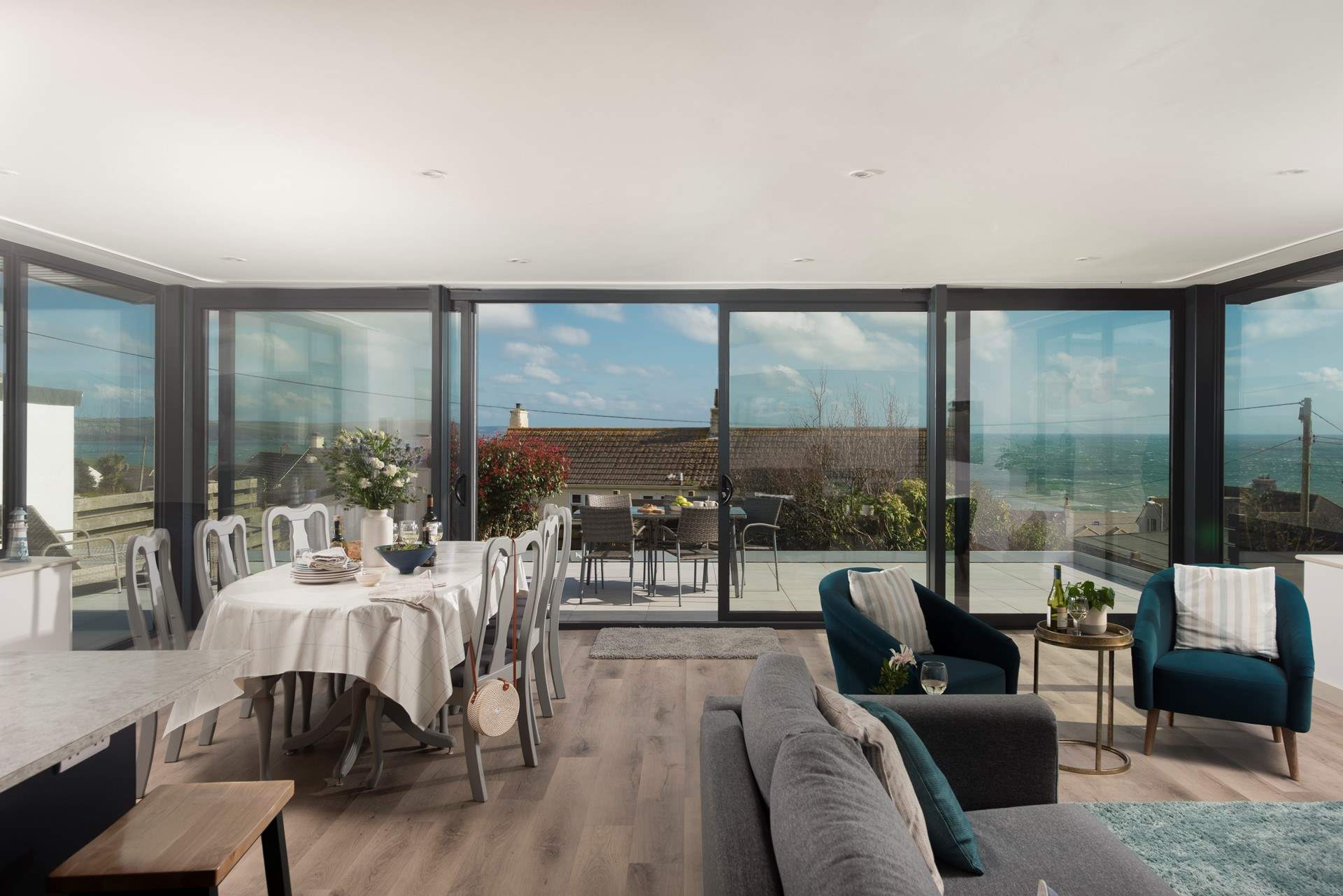 Open up the doors and let the fresh air flow through. 