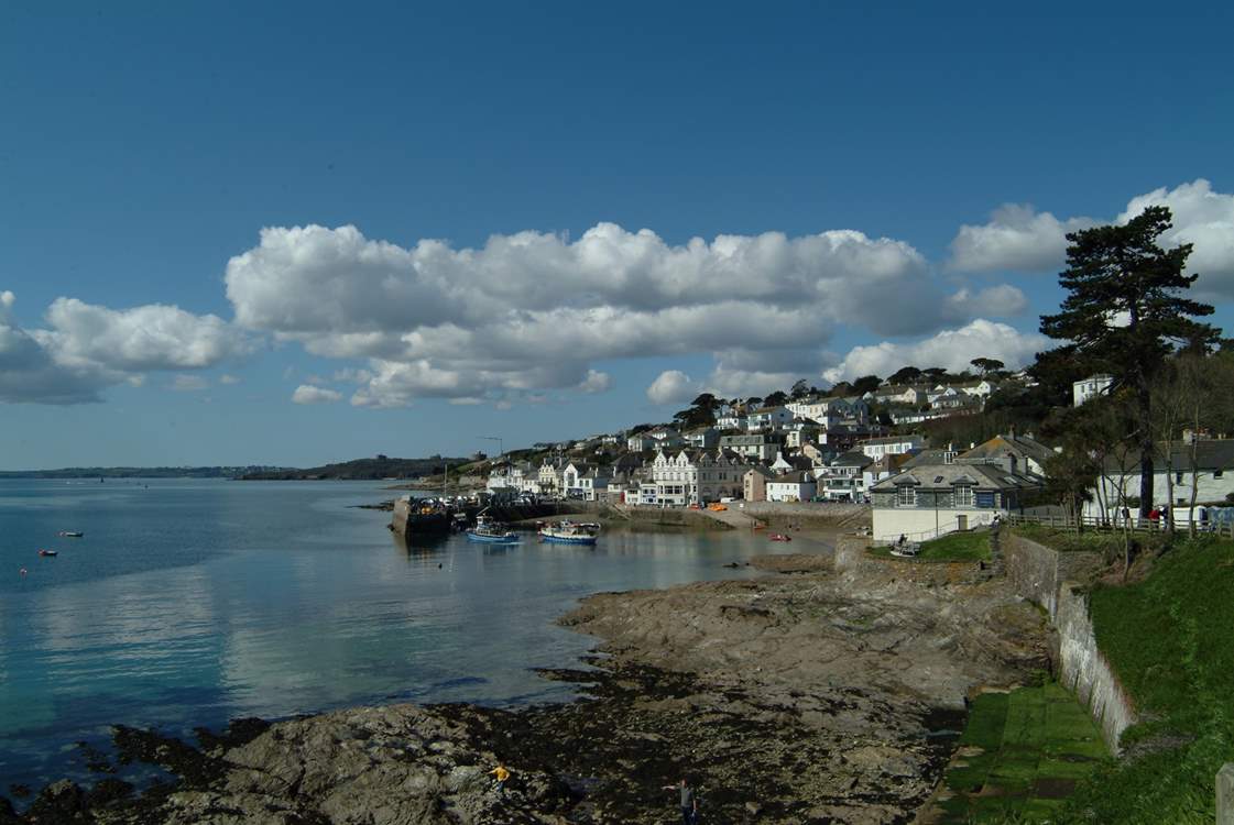 St Mawes is close by, catch the ferry to Falmouth or Trelissick gardens and explore the River Fal.