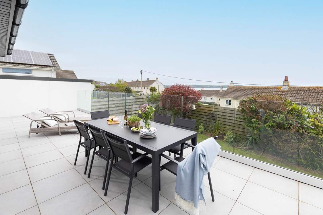 A lovely outside terrace perfect for al fresco dining.