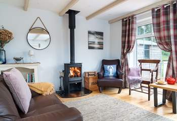  A cosy corner of the spacious open plan living area. Ideal for a holiday throughout the year. 