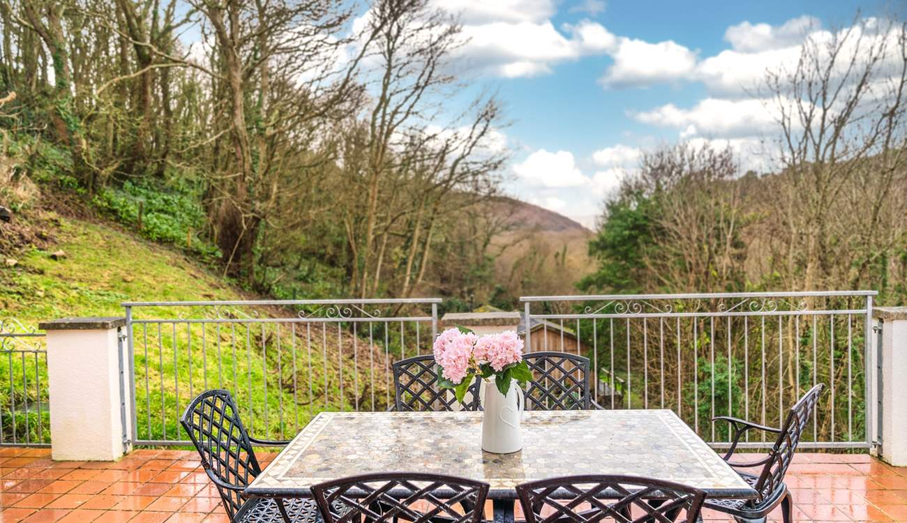 The perfect spot for al fresco dining. 