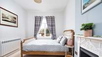 There are two well appointed double rooms with king-size beds, a twin room and cabin bed. 