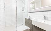 The fabulous shower-room has under-floor heating (please note there is one step up into the shower).  - Thumbnail Image