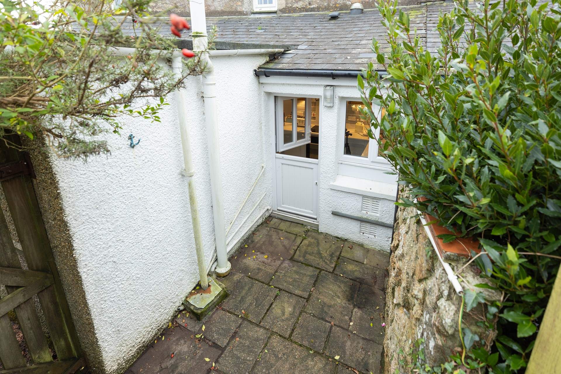 There is a little patio too at July Cottage. 