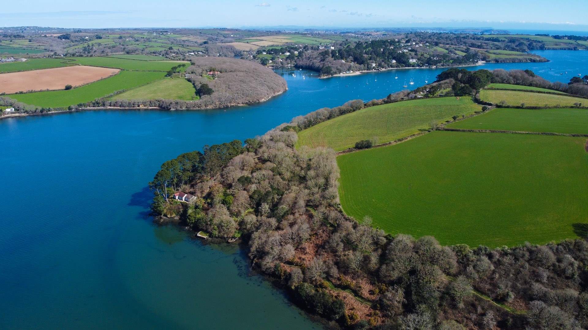 Frenchman's Creek is a sight to behold from above.