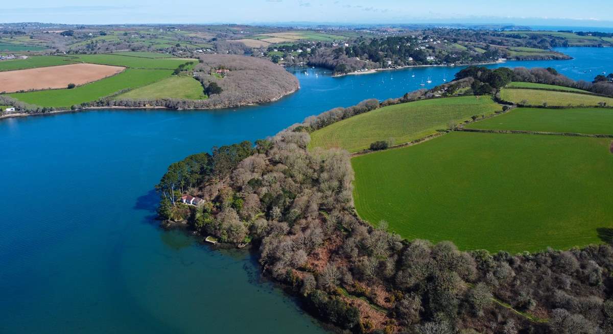 Frenchman's Creek is a sight to behold from above.