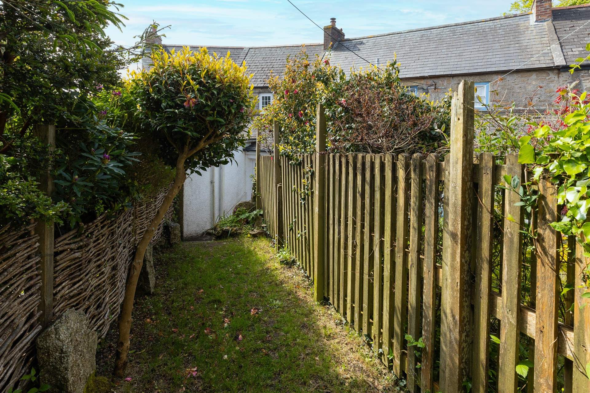 The little garden is perfect a kick about or for your dogs to relax on the lawn.