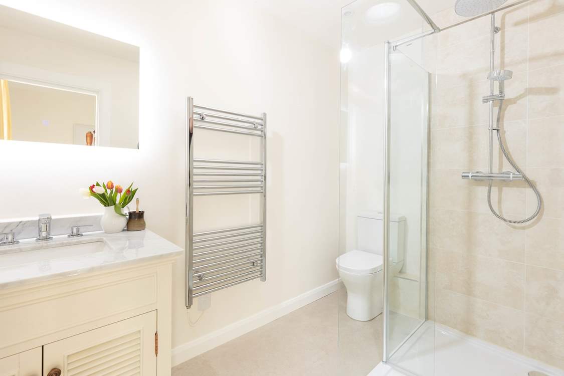 The en suite shower-room to Bedroom 2.