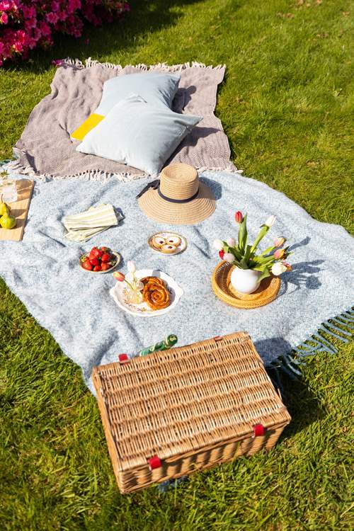 The private walled garden is perfect for a teddy bears picnic.