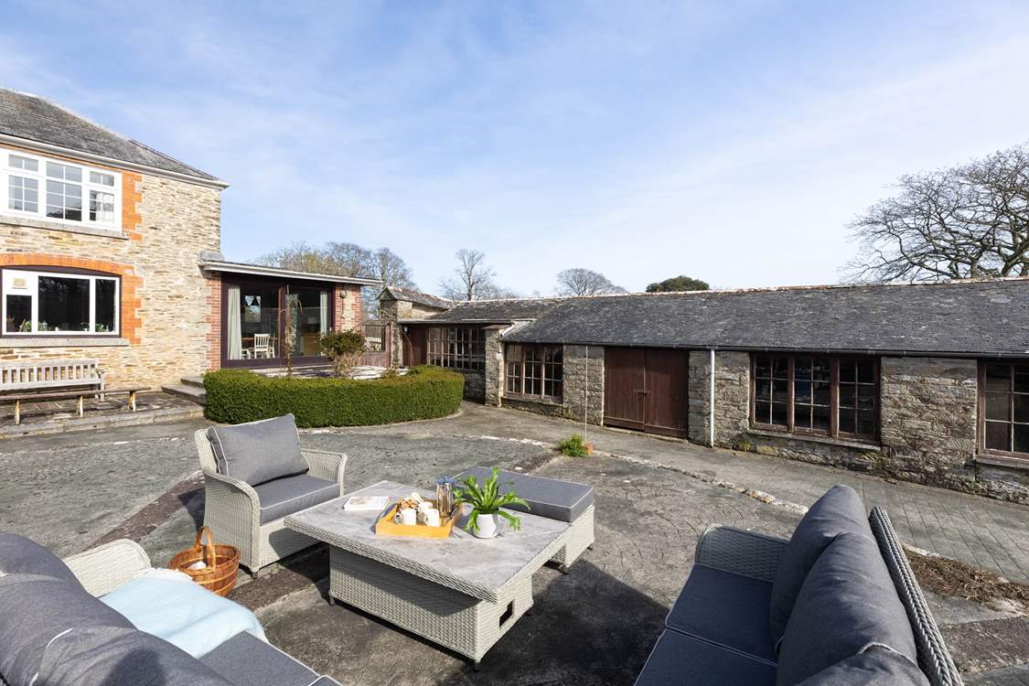 There is so much outside space on offer at The Clock House.