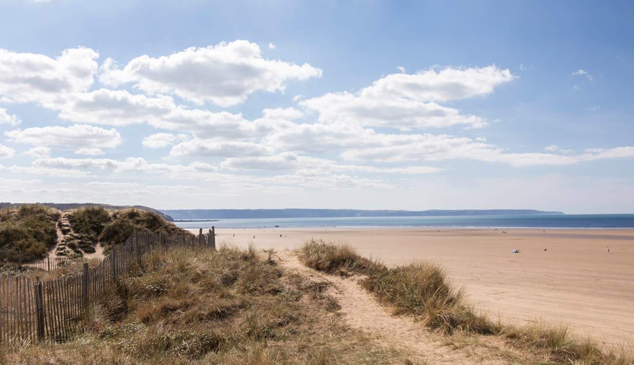 Northam Burrows at Westward Ho! is coastal gold.