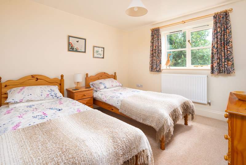 The lovely twin room, great for adults or the younger ones, the bathroom is just next door.