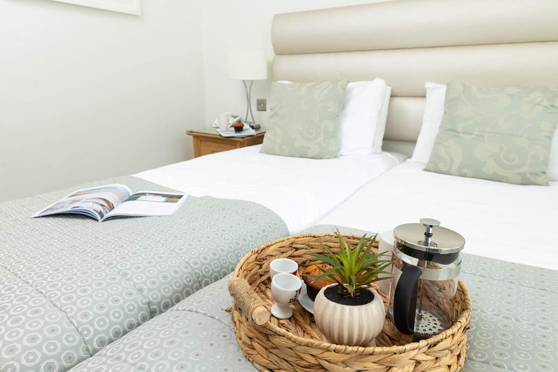 Muted tones create a calming vibe.