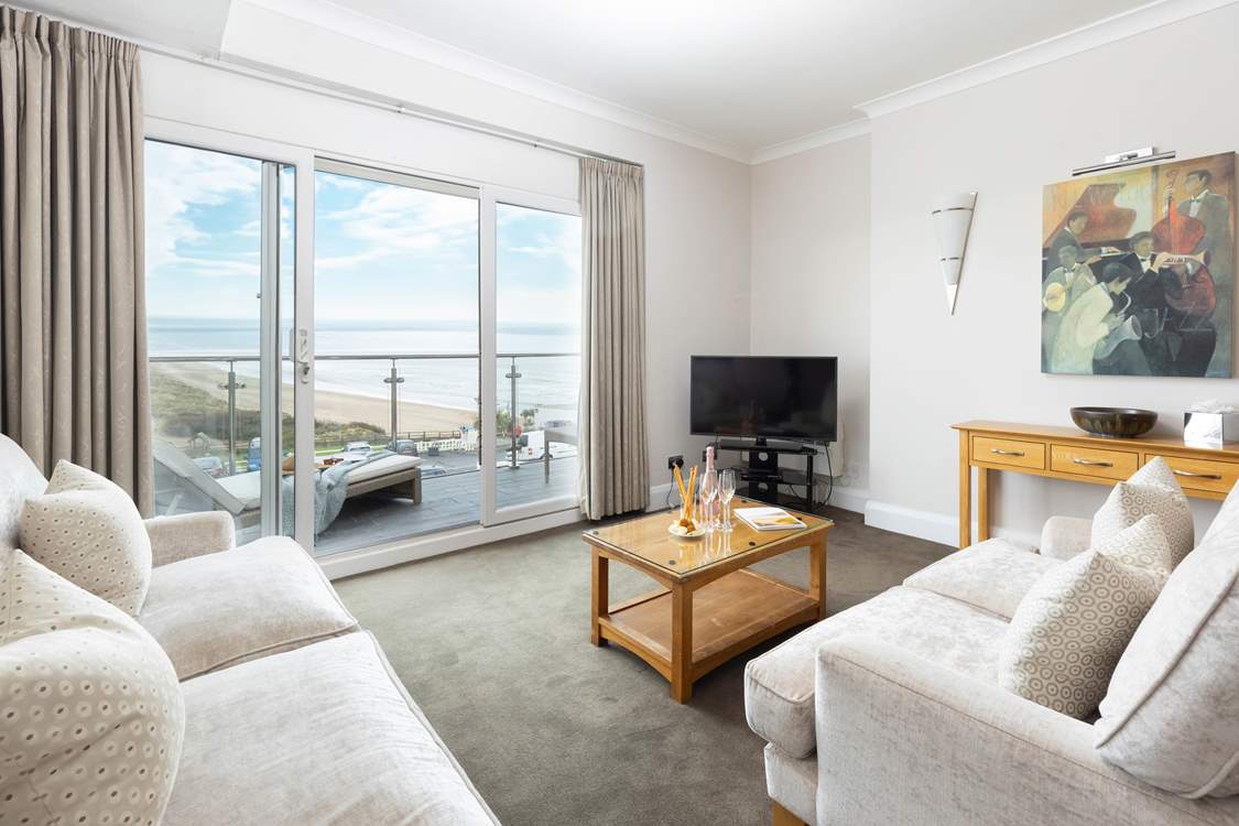 The views from the sitting-room are simply breathtaking.