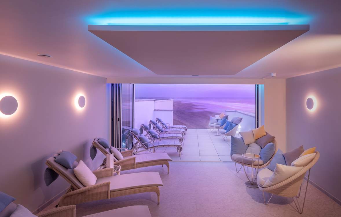 Rejuvenate and relax at the spa.