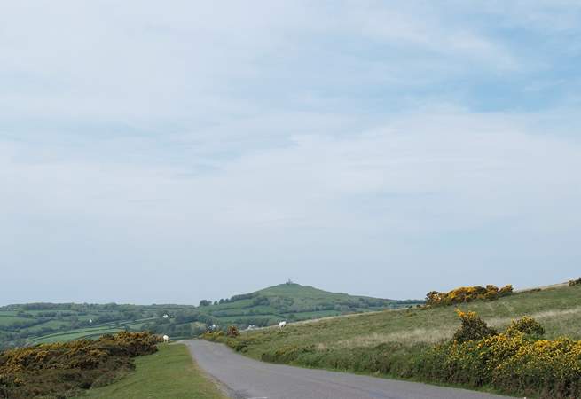 Another lovely view of Brentor church in the distance.
