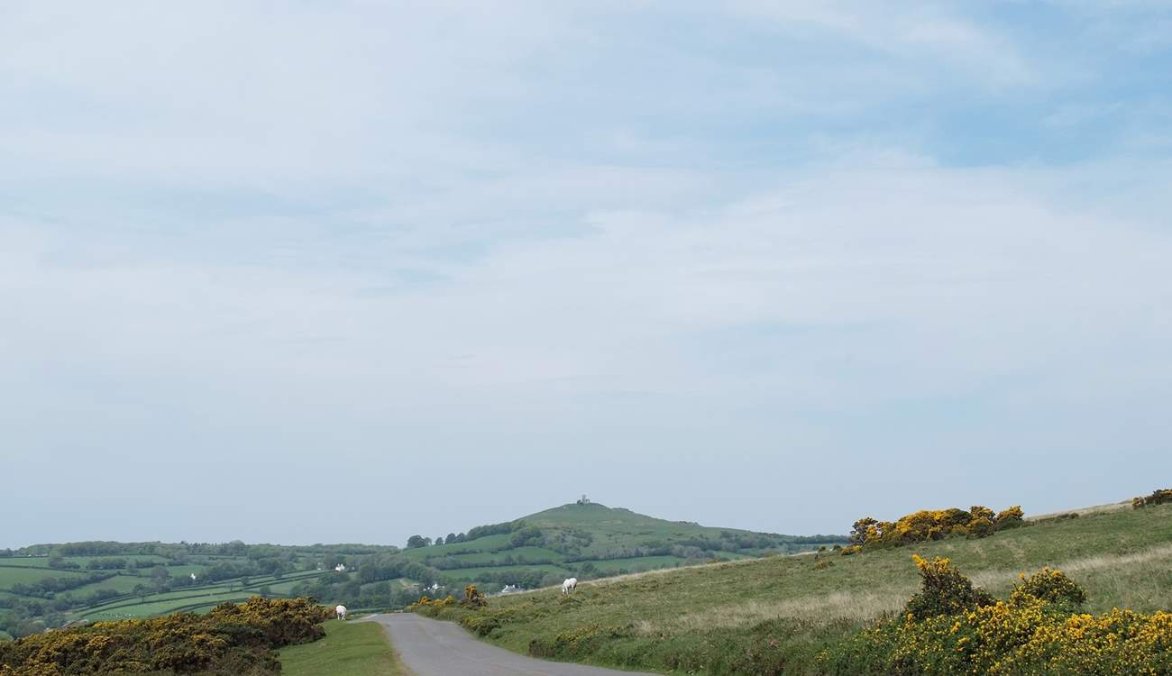 Another lovely view of Brentor church in the distance.