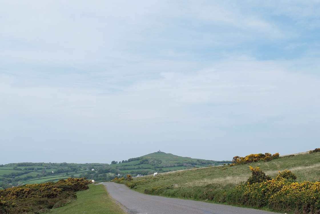 Another lovely view of Brentor church in the distance.