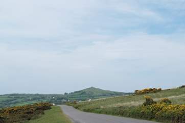 Another lovely view of Brentor church in the distance.