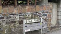 This is the lane down to the river and the cottages beyond. A short walk along here takes you into the main village.