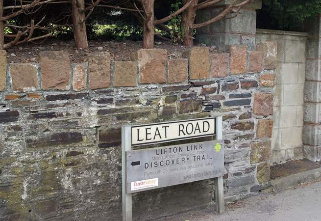 This is the lane down to the river and the cottages beyond. A short walk along here takes you into the main village.