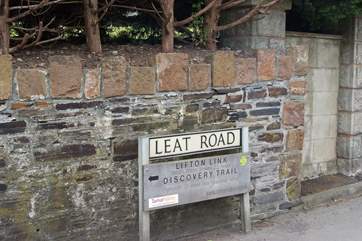 This is the lane down to the river and the cottages beyond. A short walk along here takes you into the main village.