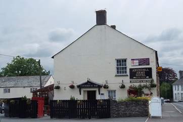 Locally known for excellent food is The Arundell Arms in the village, a bit of a hill to get to it but downhill all the way home.